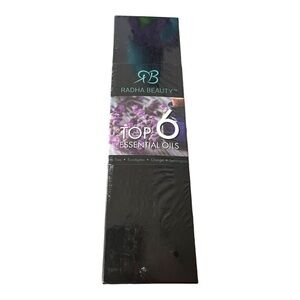 RADHA BEAUTY Top 6 Essential Oils, NIB, 100% Pure
